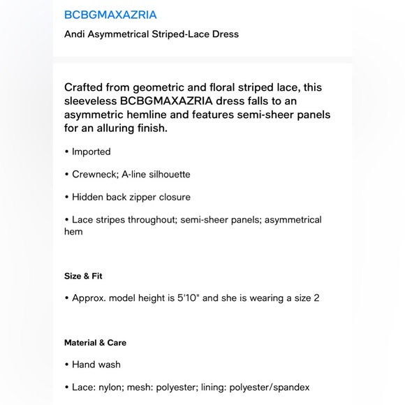 BCBG Andi Lace Dress in black - Picture 3 of 11